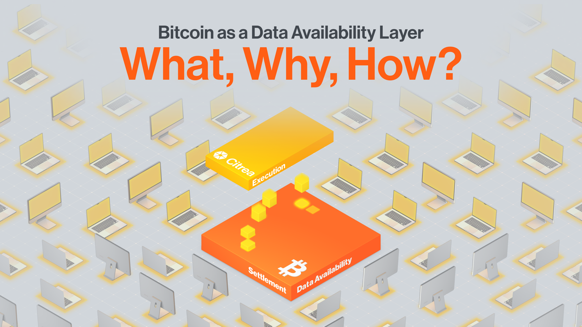 Bitcoin as a Data Availability Layer: What, Why, How?